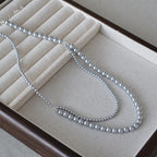 Schöne Perlen Halskette mit einzigartigem Stil