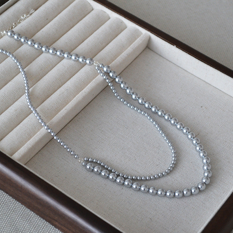 Schöne Perlen Halskette mit einzigartigem Stil