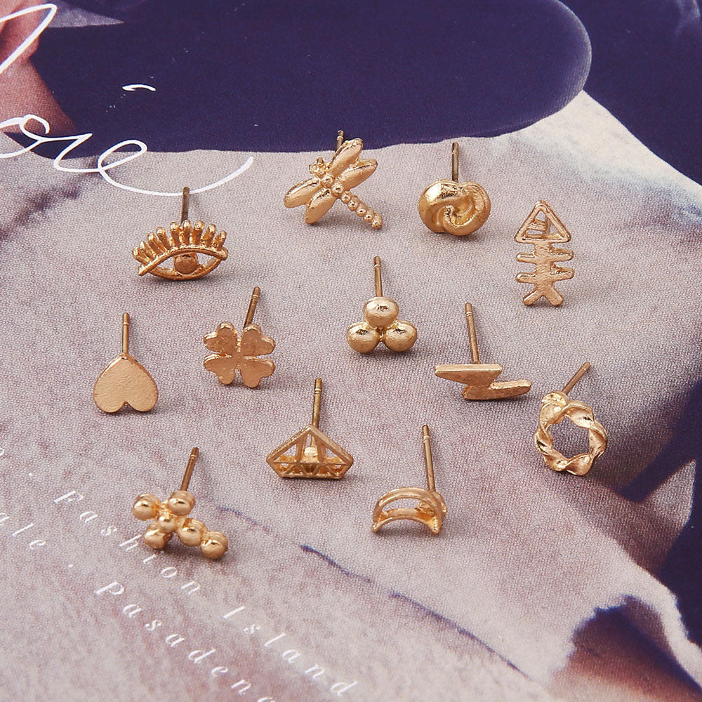 Atemberaubende Gold Ohrring für den Alltag