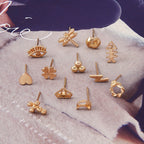 Atemberaubende Gold Ohrring für den Alltag