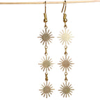 Zarte handwerkliche Ohrring