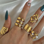 Zarte handwerkliche Gold Armband