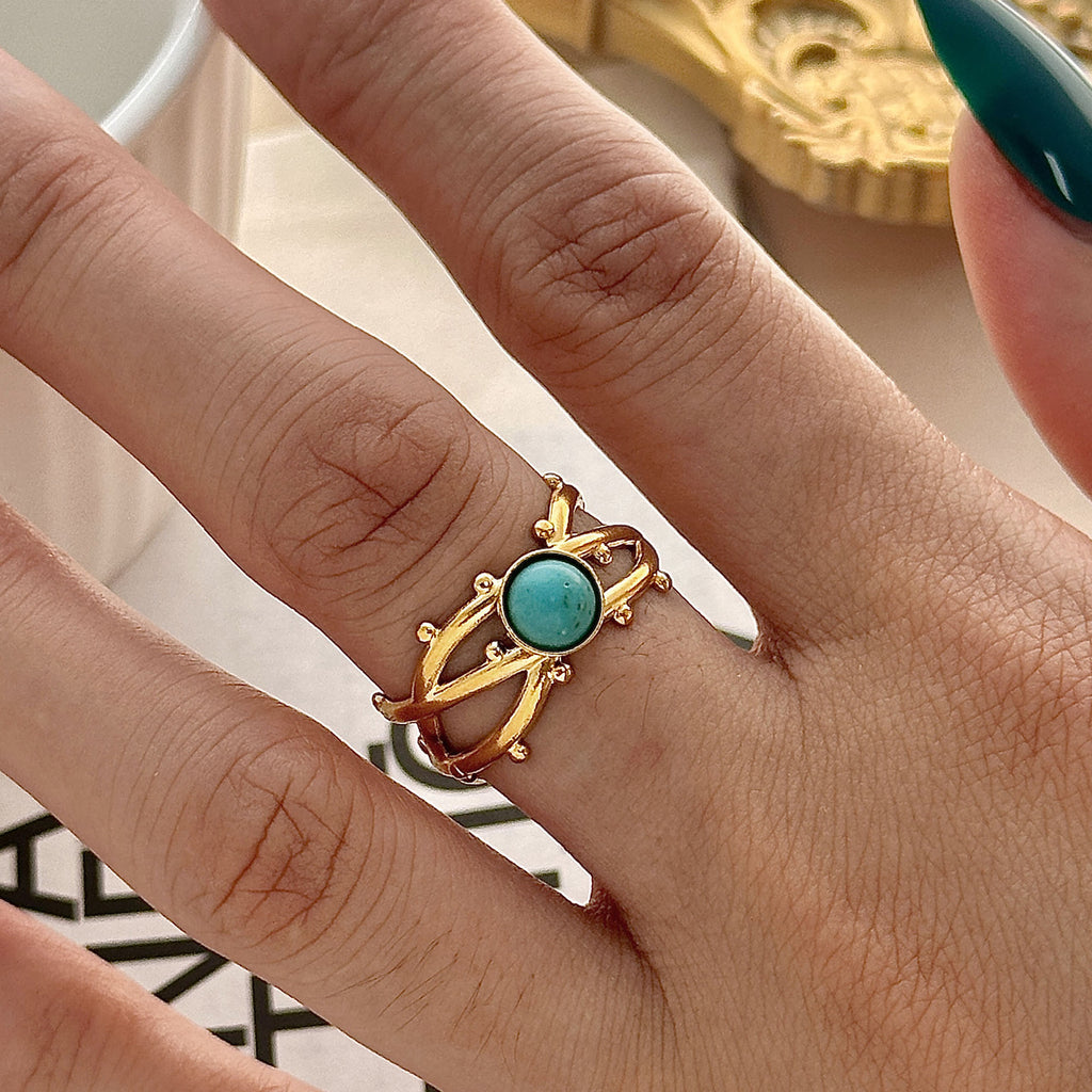 Atemberaubende Gold Ring für den Alltag