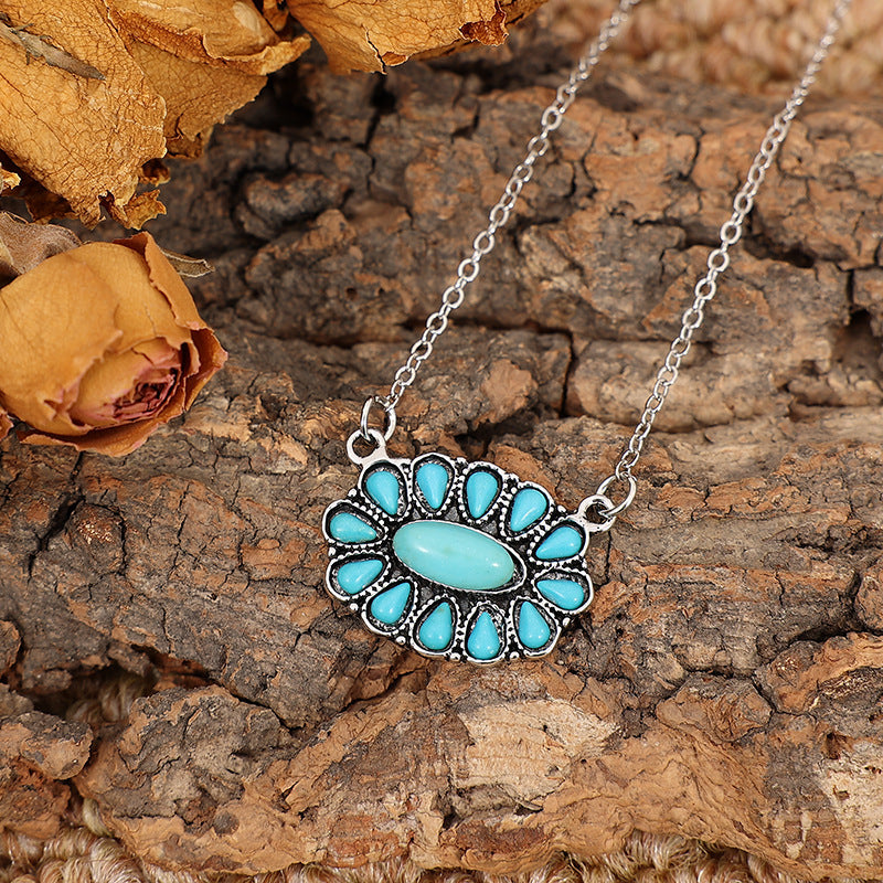 Zarte handwerkliche Silber Halskette