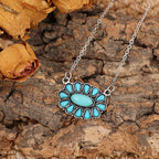 Zarte handwerkliche Silber Halskette