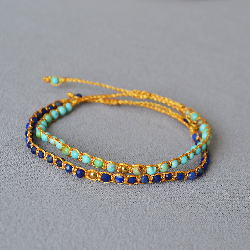 Handgefertigte Vintage Gold Armband