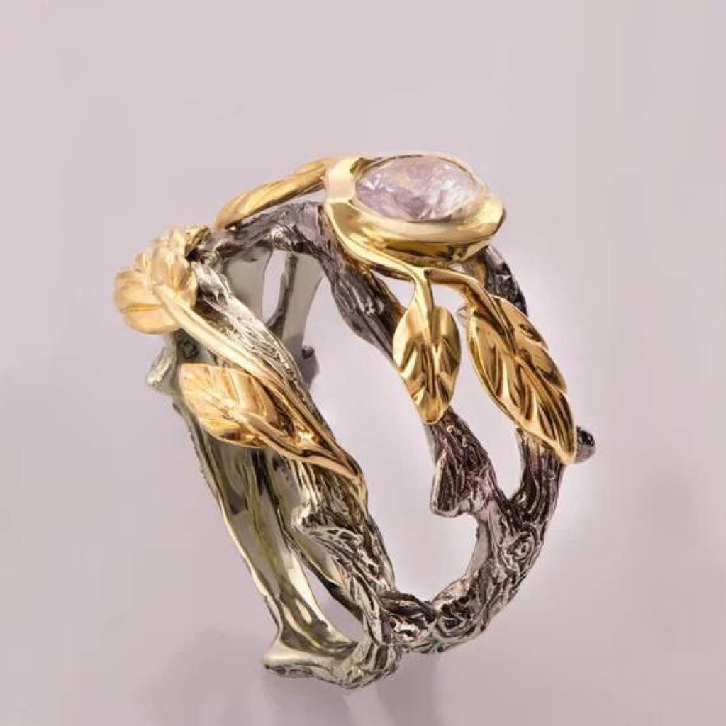 Handgefertigte Vintage Gold Ring