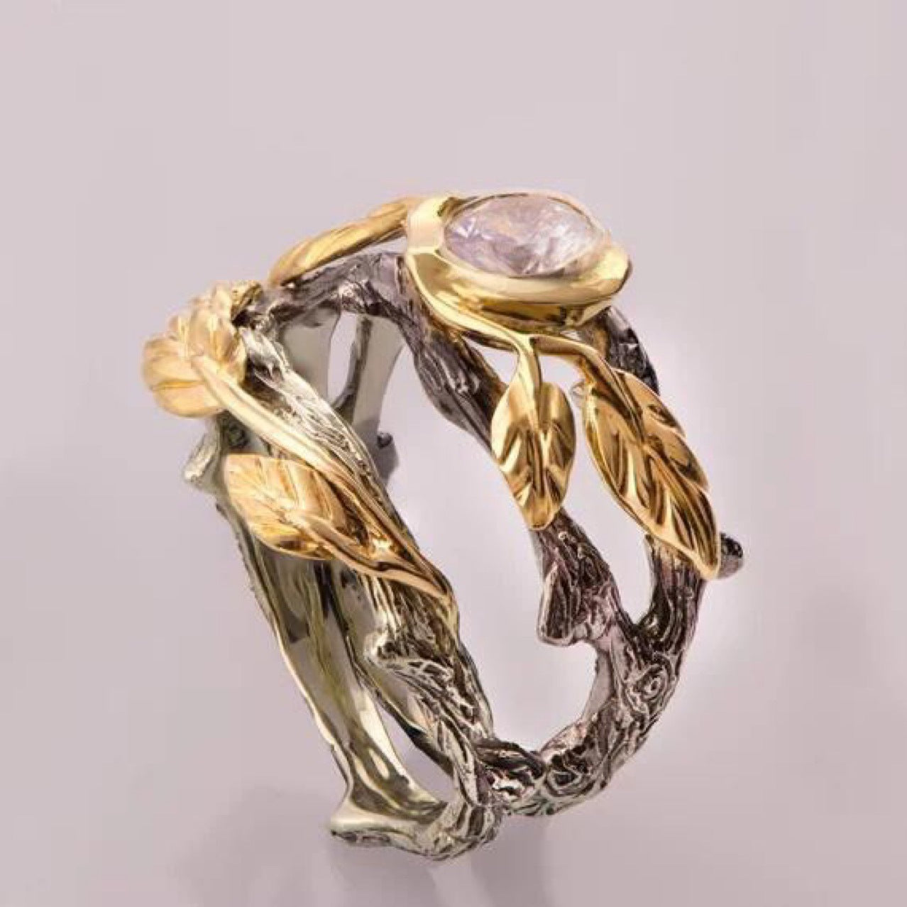 Handgefertigte Vintage Gold Ring