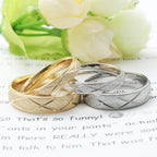 Zarte handwerkliche Ring