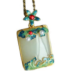 Zarte handwerkliche Halskette