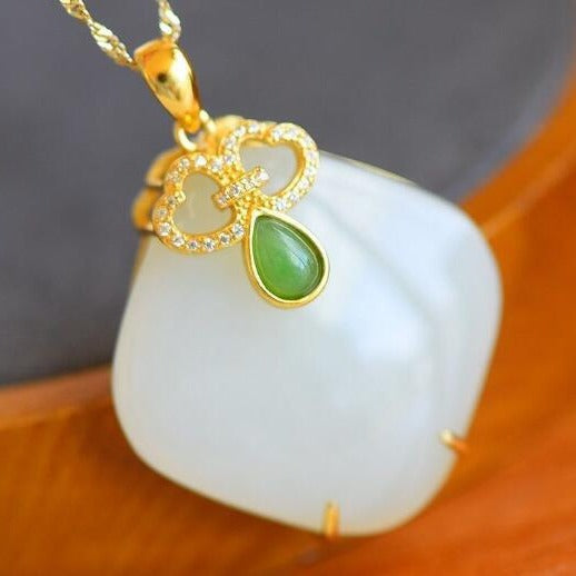 Zarte handwerkliche Silber Halskette