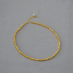 Schöne Gold Halskette mit einzigartigem Stil