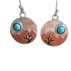 Zarte handwerkliche Ohrring