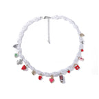 Zarte handwerkliche Perlen Halskette