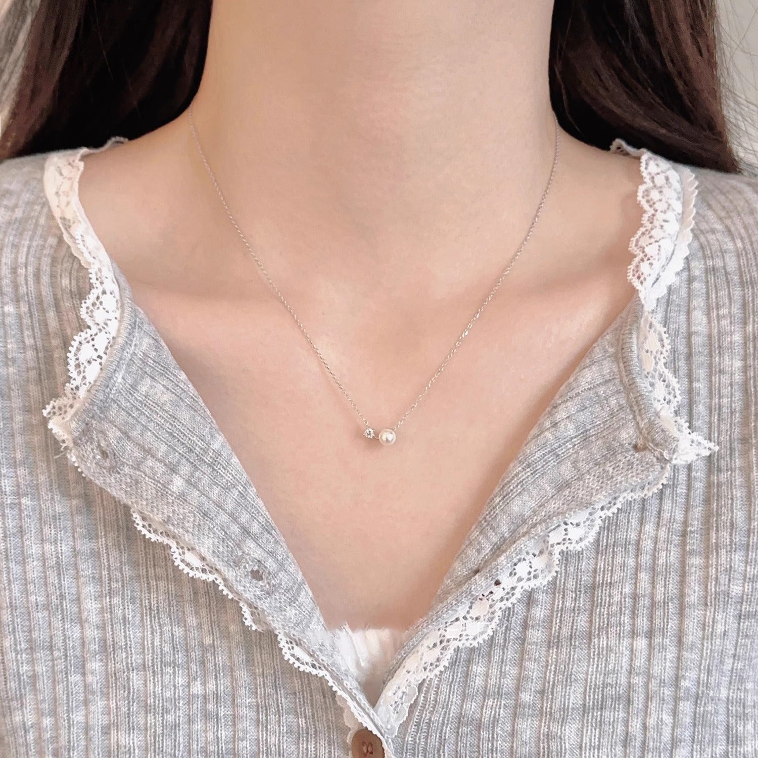 Elegante Perlen Halskette für jeden Anlass