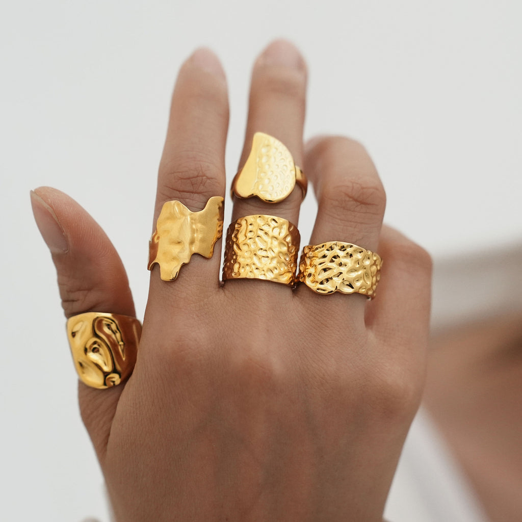 Atemberaubende Gold Ring für den Alltag