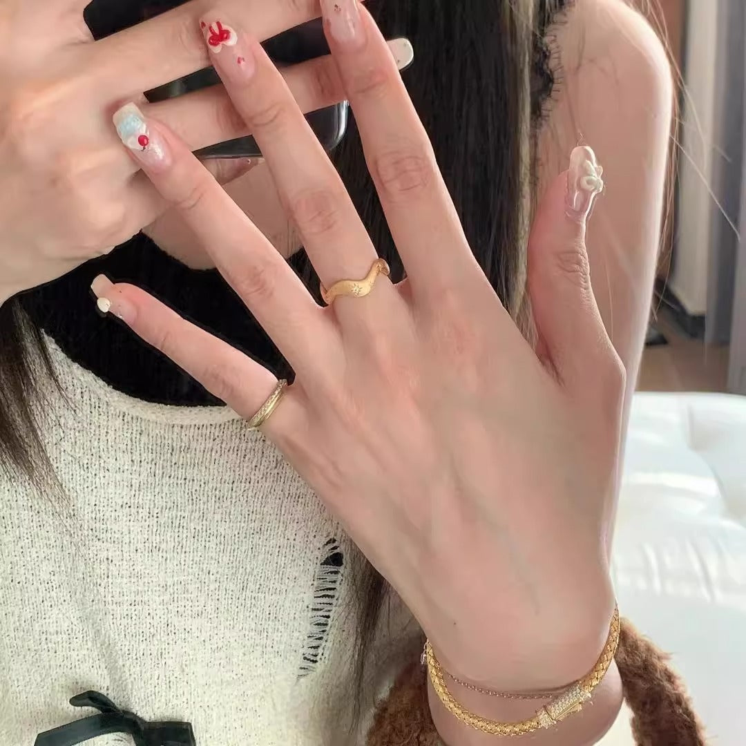 Atemberaubende Gold Ring für den Alltag