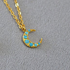 Schöne Gold Halskette mit einzigartigem Stil