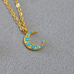 Schöne Gold Halskette mit einzigartigem Stil