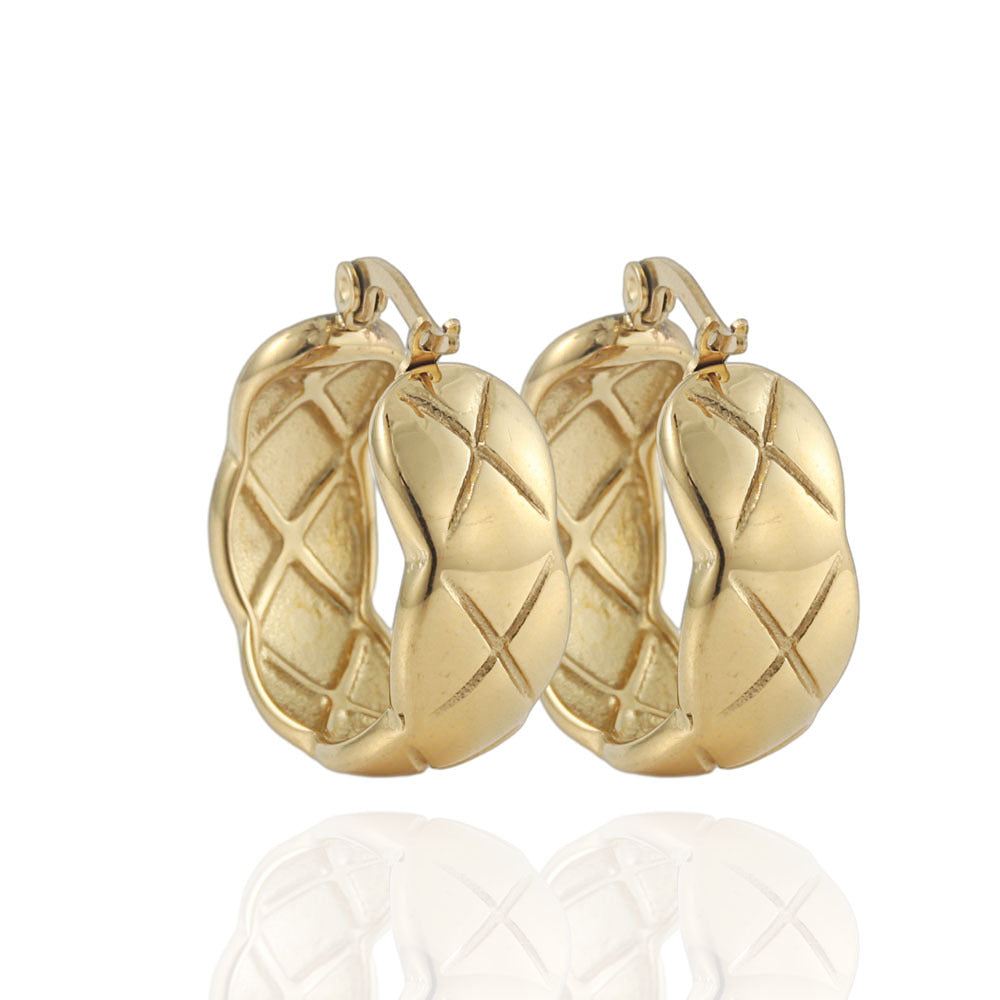 Atemberaubende Gold Ohrring für den Alltag