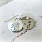 Handgefertigte Vintage Ohrring