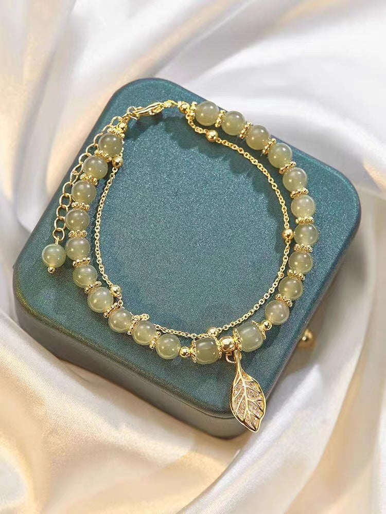 Handgefertigte Vintage Gold Armband