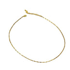 Schöne Gold Halskette mit einzigartigem Stil