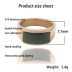 Zarte handwerkliche Ring