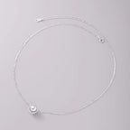 Zarte handwerkliche Perlen Halskette