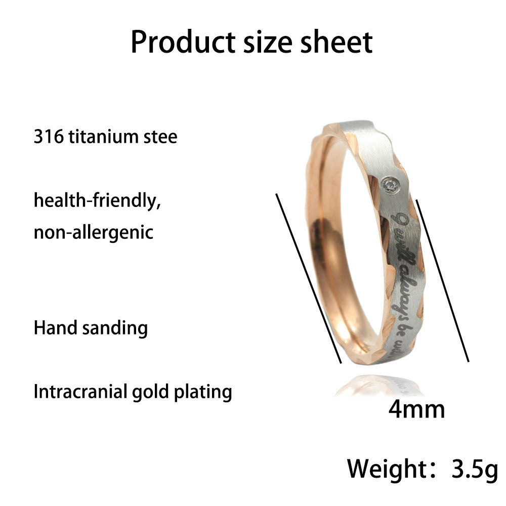 Schöne Ring mit einzigartigem Stil