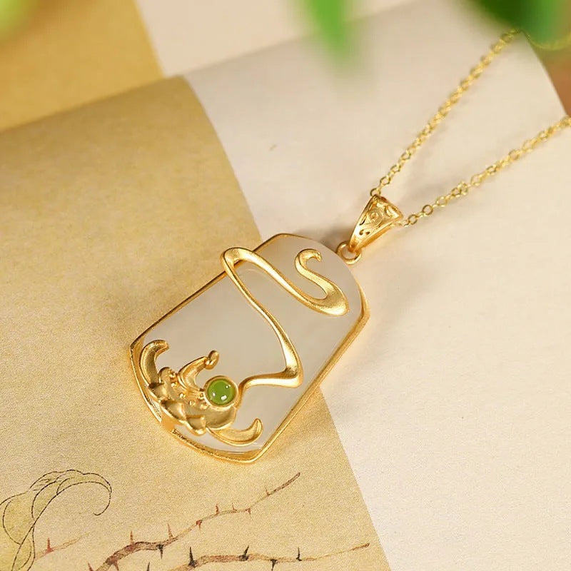 Romantische Gold Halskette für besondere Momente