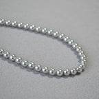 Zarte handwerkliche Silber Halskette