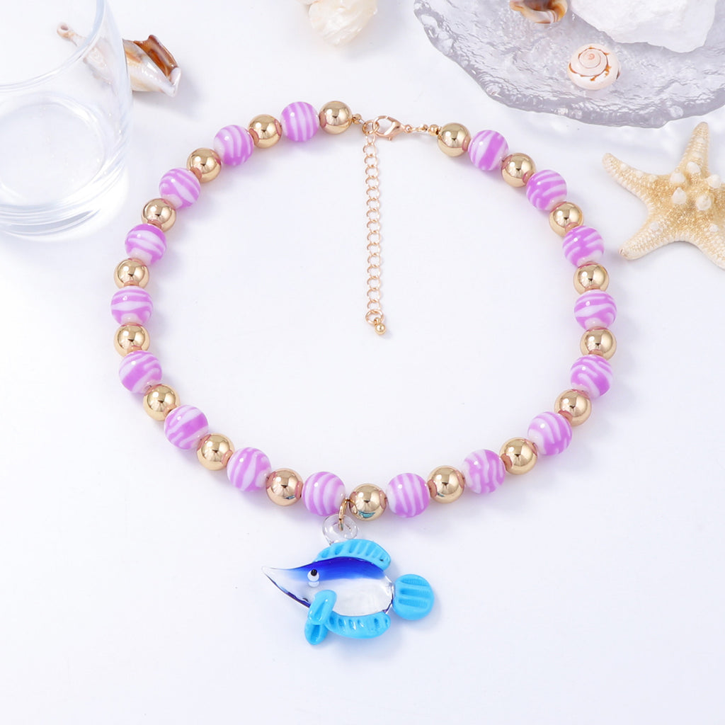 Zarte handwerkliche Halskette