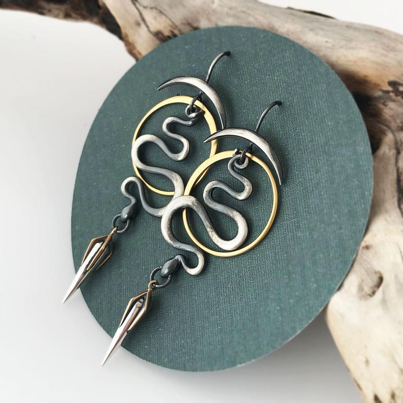 Schöne Ohrring mit einzigartigem Stil