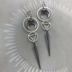 Handgefertigte Vintage Ohrring