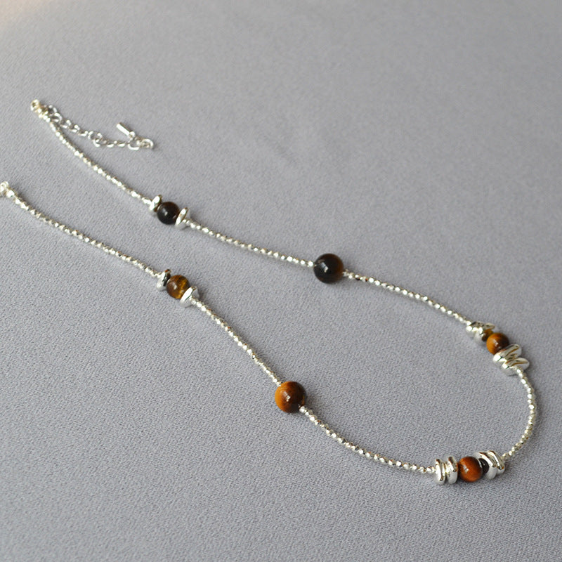 Schöne Silber Halskette mit einzigartigem Stil