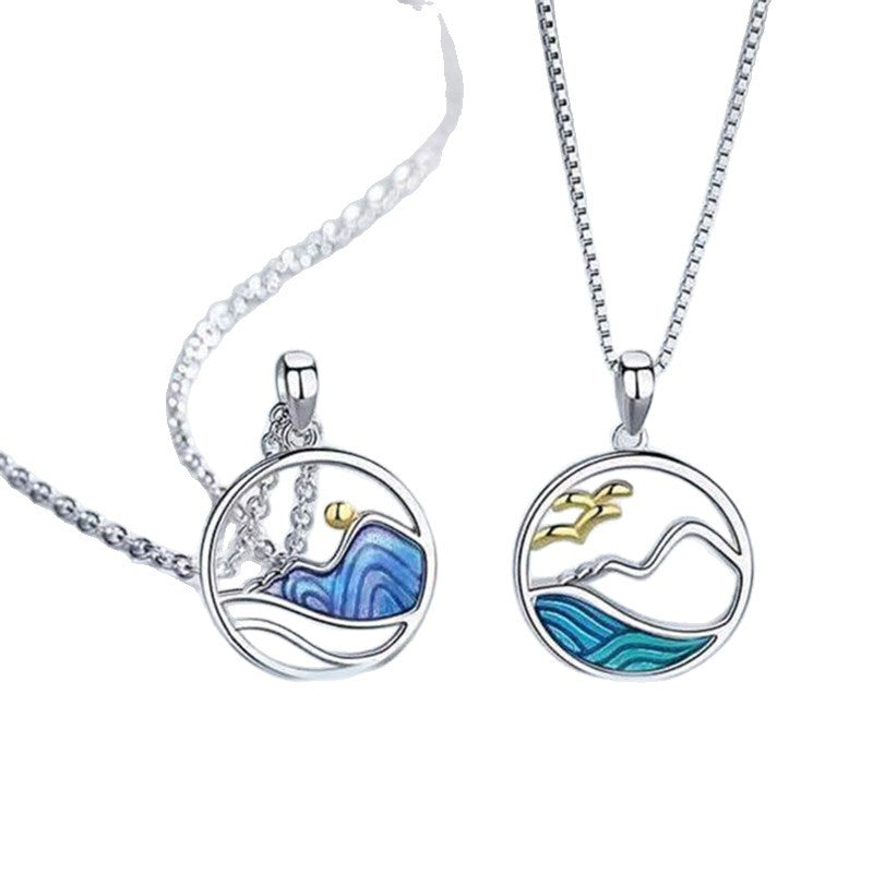 Zarte handwerkliche Halskette