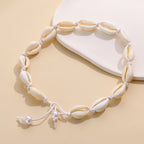 Zarte handwerkliche Perlen Halskette