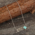 Zarte handwerkliche Halskette