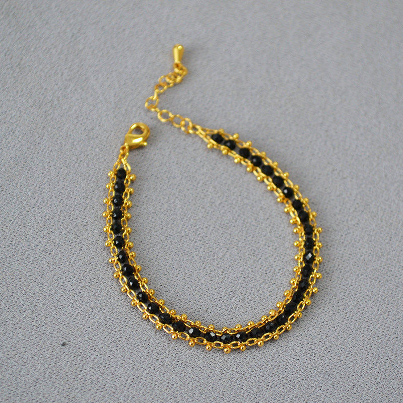 Handgefertigte Vintage Gold Armband