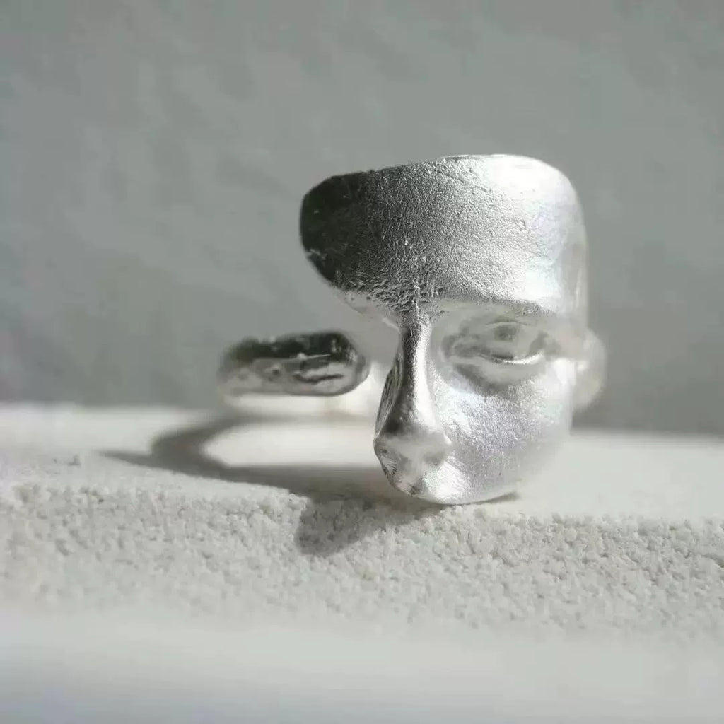 Handgefertigte Vintage Silber Ring