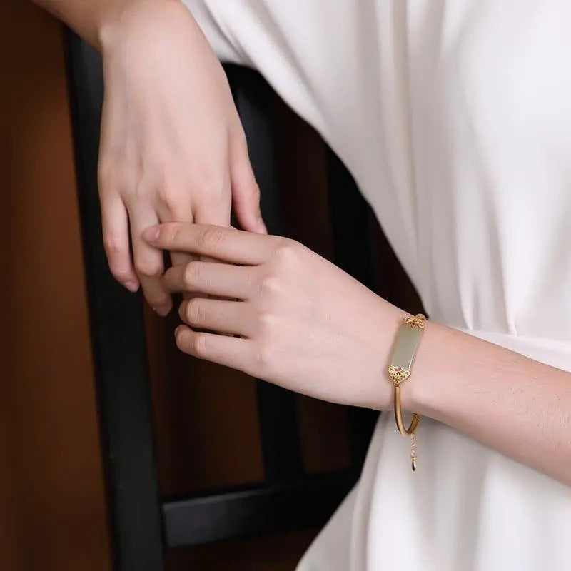 Handgefertigte Vintage Gold Armband