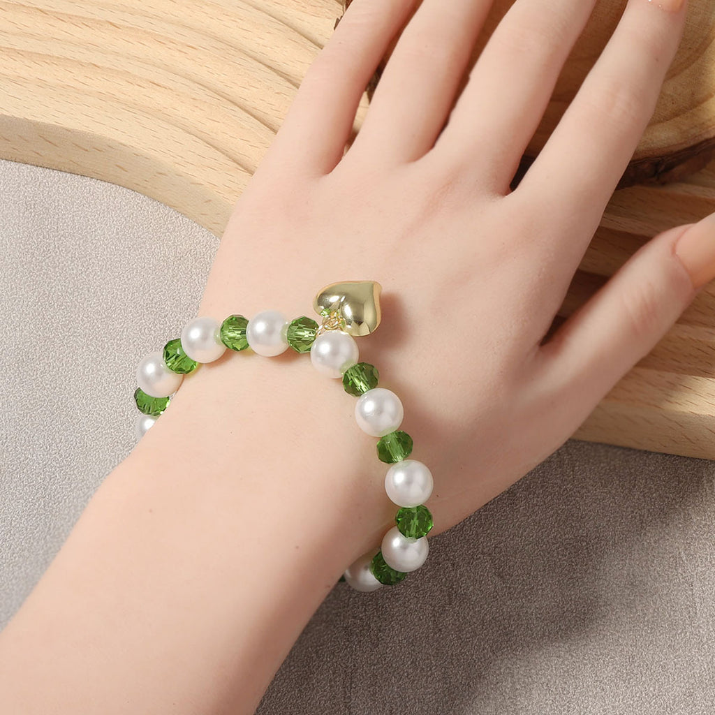 Zarte handwerkliche Perlen Halskette