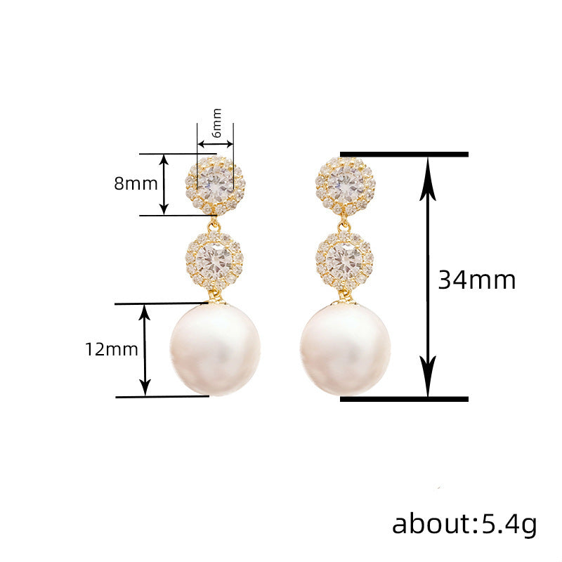 Atemberaubende Ohrring für den Alltag