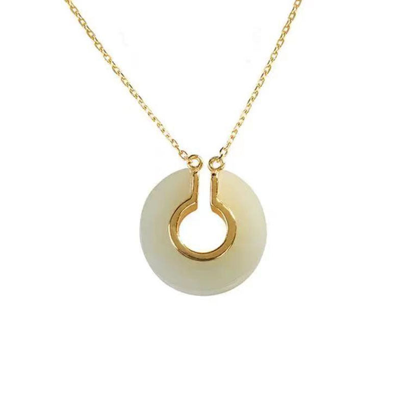 Zarte handwerkliche Silber Halskette