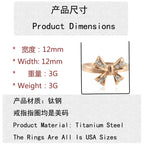 Charmante Gold Ring für jeden Anlass