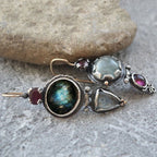 Zarte handwerkliche Ohrring