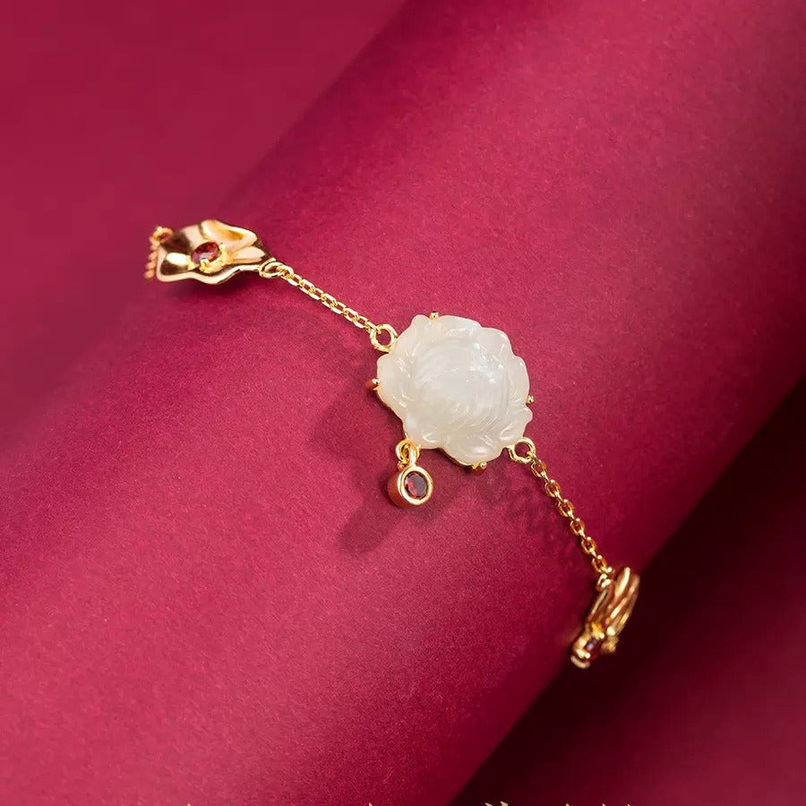 Handgefertigte Vintage Gold Armband