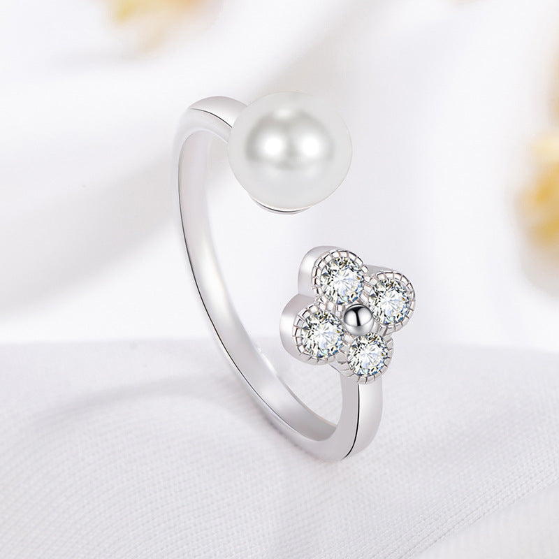 Romantische Perlen Ring für besondere Momente