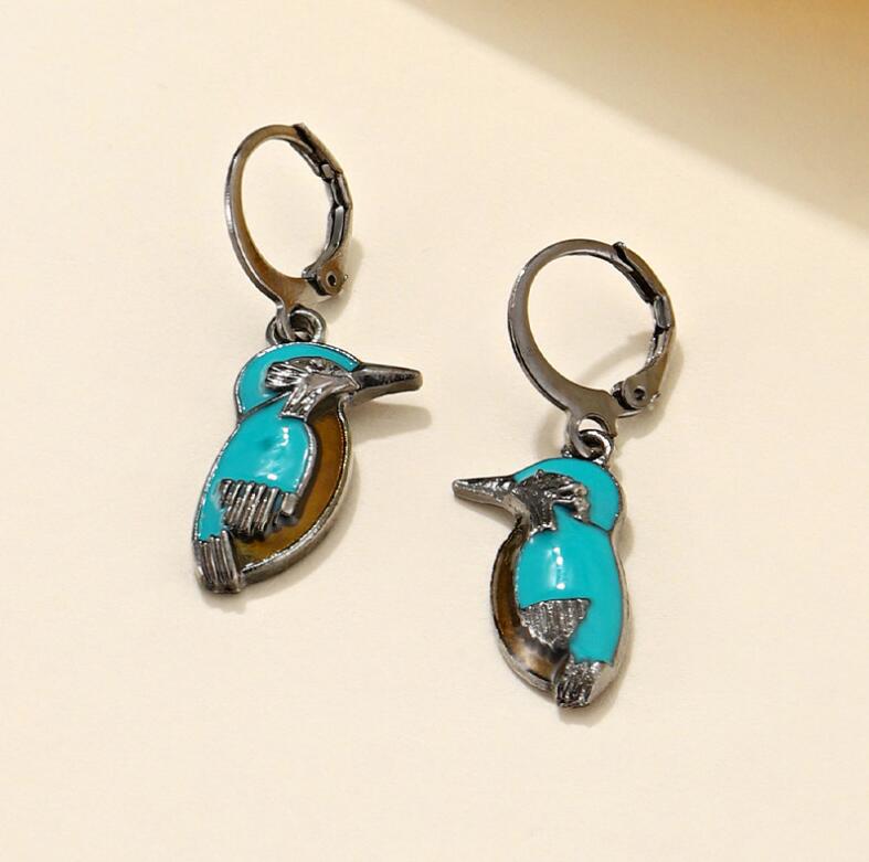 Zarte handwerkliche Silber Ohrring